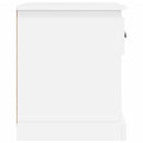 vidaXL 2 db fehér szerelt fa éjjeliszekrény 39 x 39 x 47,5 cm