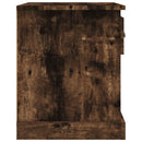 vidaXL 2 db füstös tölgy színű szerelt fa éjjeliszekrény 39x39x47,5 cm