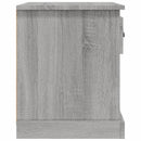 vidaXL 2 db szürke sonoma színű fa éjjeliszekrény 39 x 39 x 47,5 cm