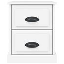 vidaXL fehér szerelt fa éjjeliszekrény 39 x 39 x 47,5 cm