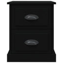 vidaXL fekete szerelt fa éjjeliszekrény 39 x 39 x 47,5 cm