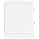 vidaXL 2 db magasfényű fehér szerelt fa éjjeliszekrény 39x39x47,5 cm