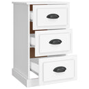 vidaXL fehér szerelt fa éjjeliszekrény 39 x 39 x 67 cm