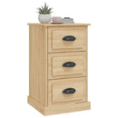 vidaXL sonoma tölgy színű szerelt fa éjjeliszekrény 39 x 39 x 67 cm