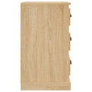 vidaXL sonoma tölgy színű szerelt fa éjjeliszekrény 39 x 39 x 67 cm