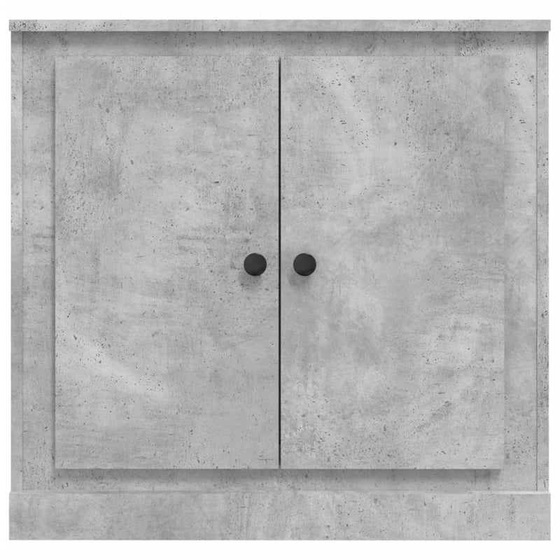 vidaXL betonszürke szerelt fa tálalószekrény 70x35,5x67,5 cm