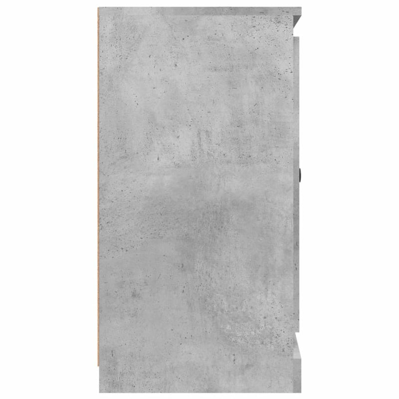 vidaXL betonszürke szerelt fa tálalószekrény 70x35,5x67,5 cm