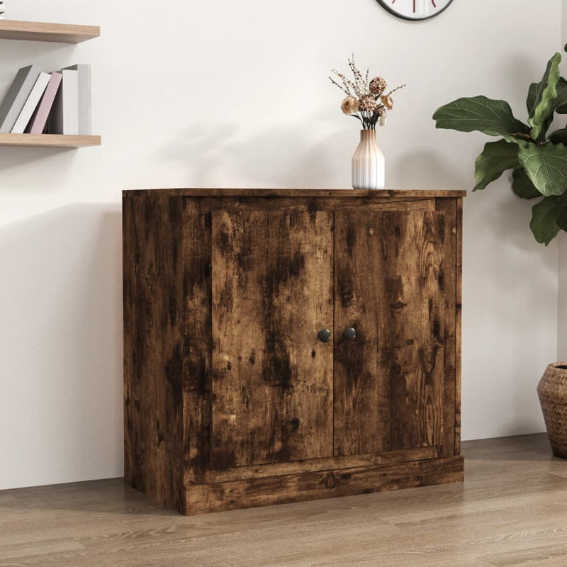 vidaXL sonoma tölgy színű szerelt fa tálalószekrény 70x35,5x67,5 cm