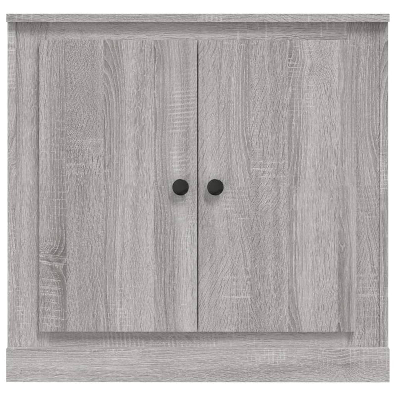 vidaXL szürke sonoma színű szerelt fa tálalószekrény 70x35,5x67,5 cm