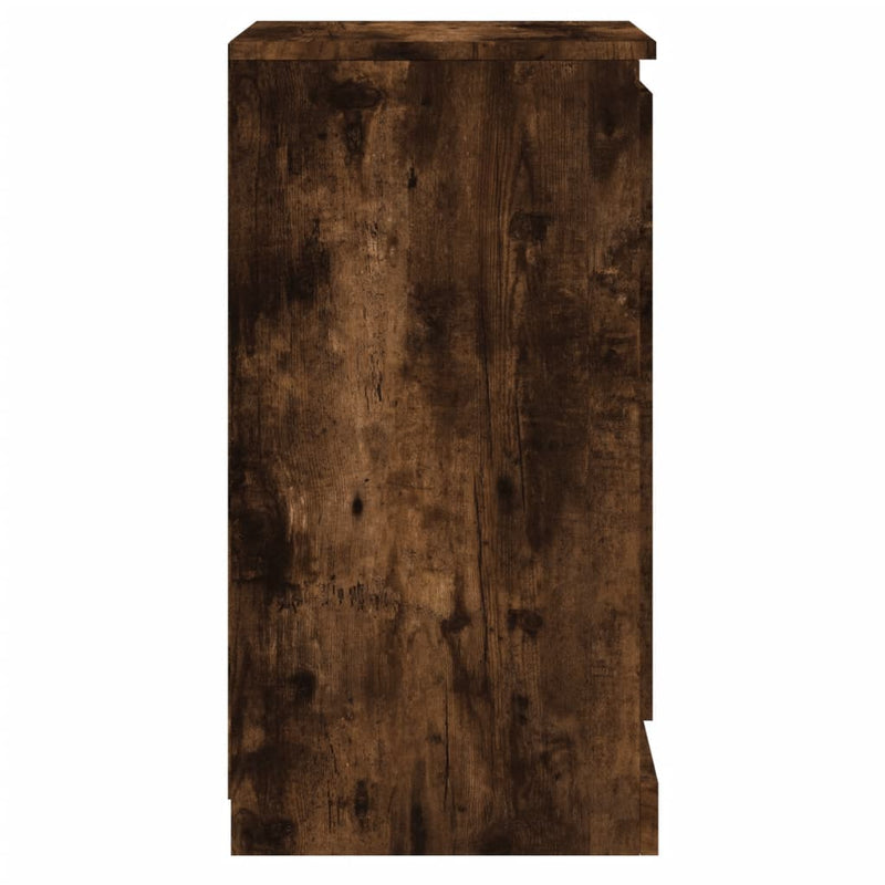 vidaXL füstös tölgy színű szerelt fa tálalószekrény 37,5x35,5x67,5 cm