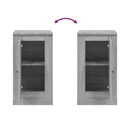 vidaXL szürke sonoma színű szerelt fa tálalószekrény 37,5x35,5x67,5 cm