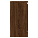vidaXL barna tölgy színű szerelt fa tálalószekrény 37,5x35,5x67,5 cm