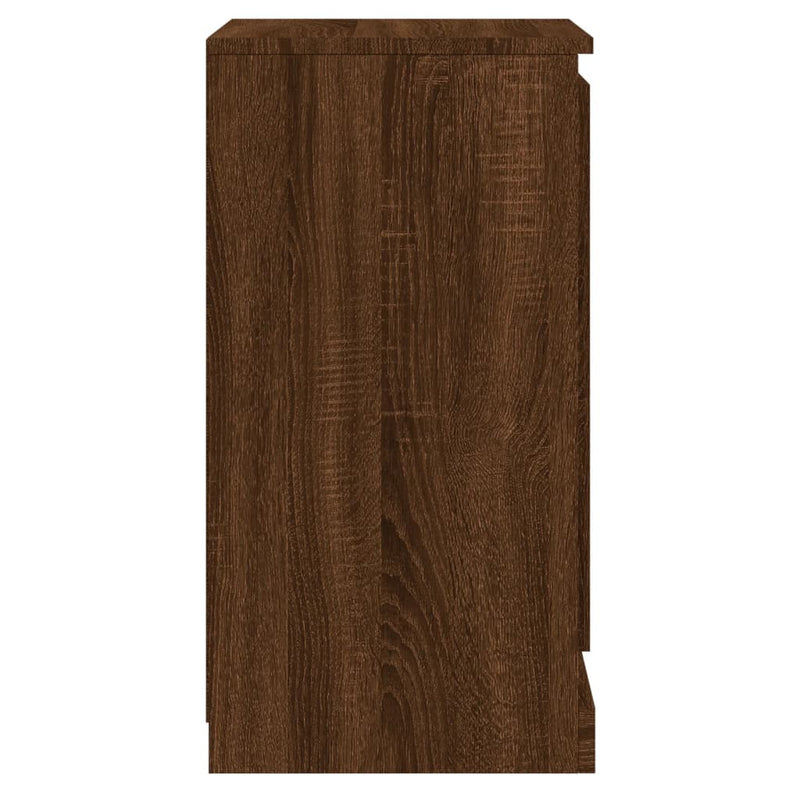 vidaXL barna tölgy színű szerelt fa tálalószekrény 37,5x35,5x67,5 cm
