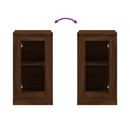 vidaXL barna tölgy színű szerelt fa tálalószekrény 37,5x35,5x67,5 cm