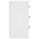 vidaXL fehér szerelt fa tálalószekrény 36x35,5x67,5 cm