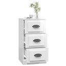 vidaXL magasfényű fehér szerelt fa tálalószekrény 36x35,5x67,5 cm