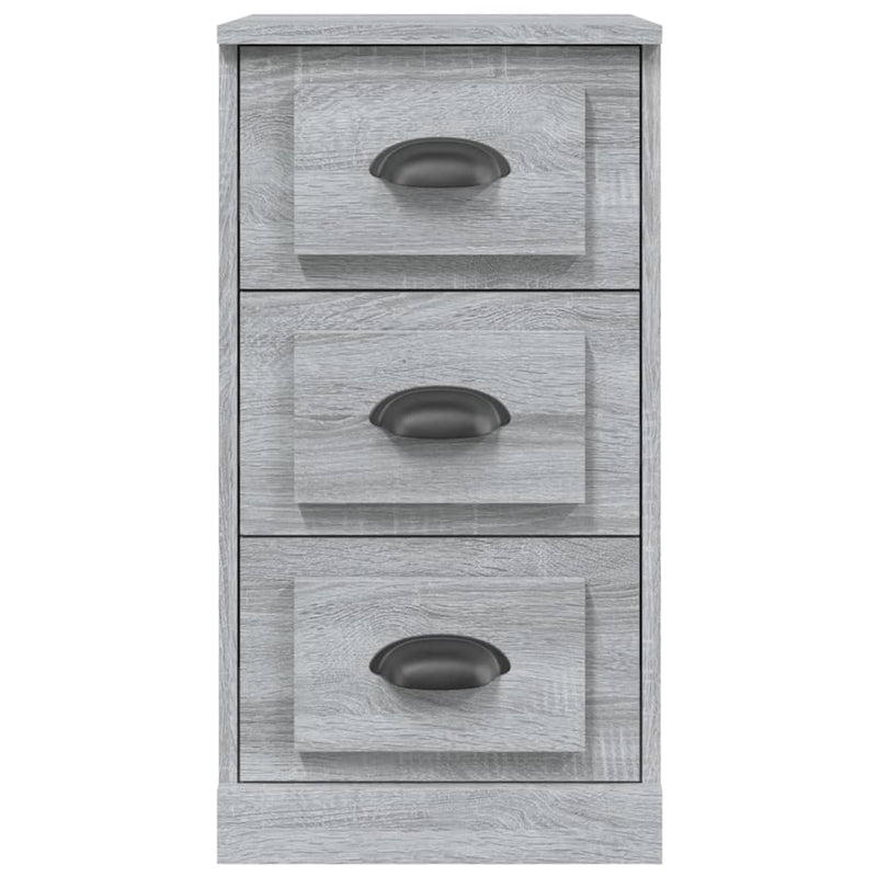 vidaXL szürke sonoma színű szerelt fa tálalószekrény 36x35,5x67,5 cm