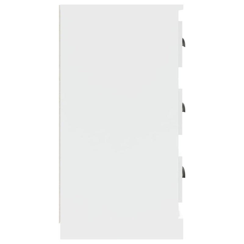 vidaXL fehér szerelt fa tálalószekrény 70x35,5x67,5 cm