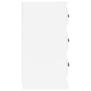 vidaXL magasfényű fehér szerelt fa tálalószekrény 70x35,5x67,5 cm