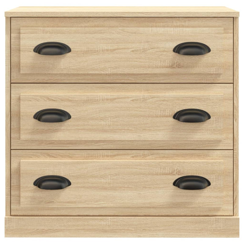 vidaXL sonoma tölgy színű szerelt fa tálalószekrény 70x35,5x67,5 cm