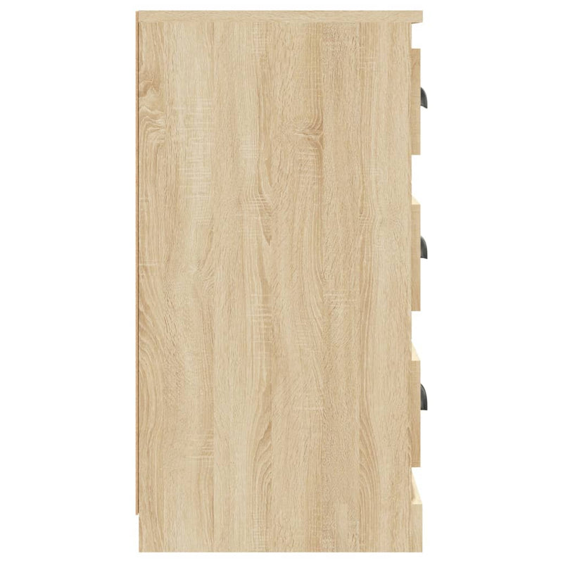vidaXL sonoma tölgy színű szerelt fa tálalószekrény 70x35,5x67,5 cm