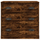 vidaXL sonoma tölgy színű szerelt fa tálalószekrény 70x35,5x67,5 cm