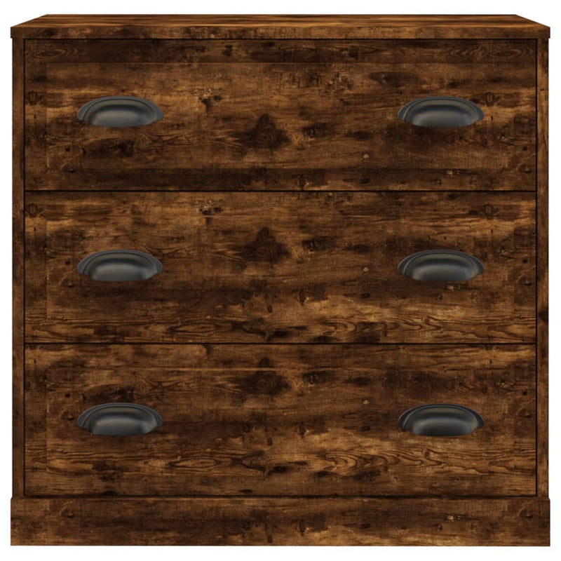 vidaXL sonoma tölgy színű szerelt fa tálalószekrény 70x35,5x67,5 cm