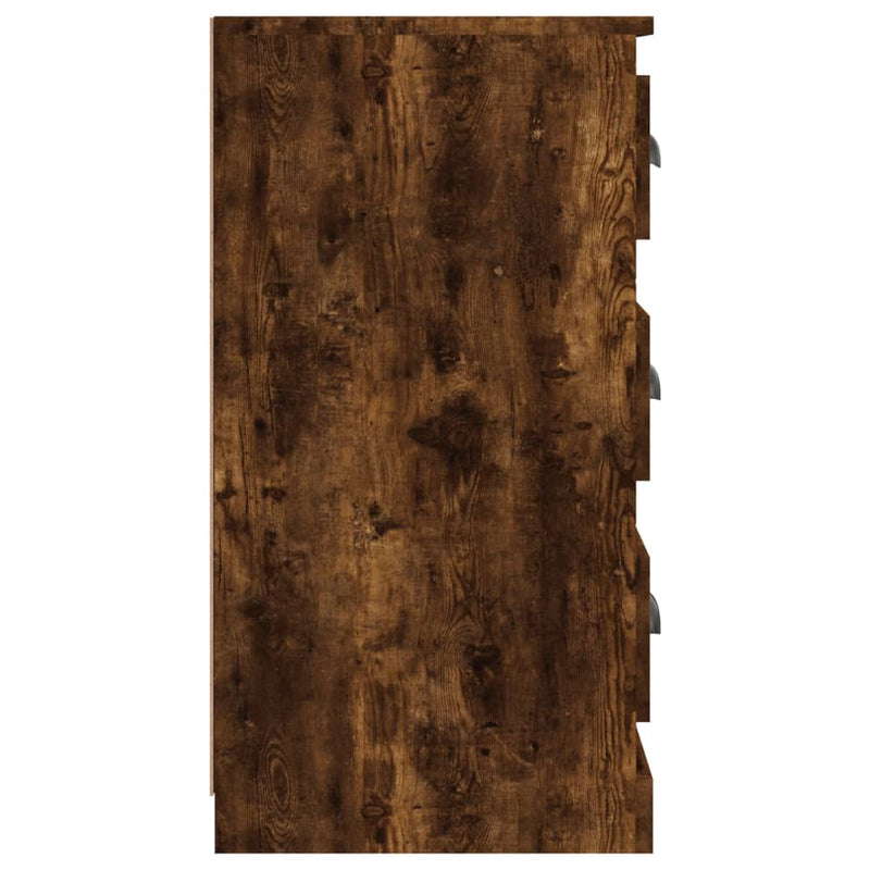 vidaXL sonoma tölgy színű szerelt fa tálalószekrény 70x35,5x67,5 cm