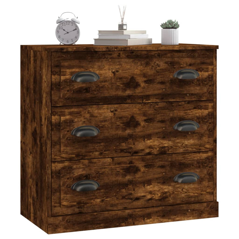 vidaXL sonoma tölgy színű szerelt fa tálalószekrény 70x35,5x67,5 cm
