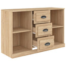 vidaXL sonoma tölgy színű szerelt fa tálalószekrény 104,5x35,5x67,5 cm
