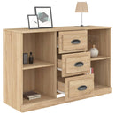vidaXL sonoma tölgy színű szerelt fa tálalószekrény 104,5x35,5x67,5 cm