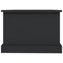 vidaXL fekete szerelt fa dohányzóasztal 90x50x35 cm