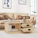 vidaXL sonoma tölgy színű szerelt fa dohányzóasztal 90x50x35 cm