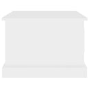 vidaXL fehér szerelt fa dohányzóasztal 50 x 50 x 35 cm