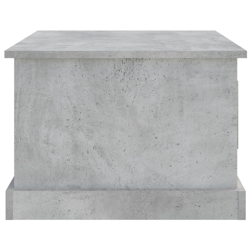 vidaXL betonszürke szerelt fa dohányzóasztal 50 x 50 x 35 cm