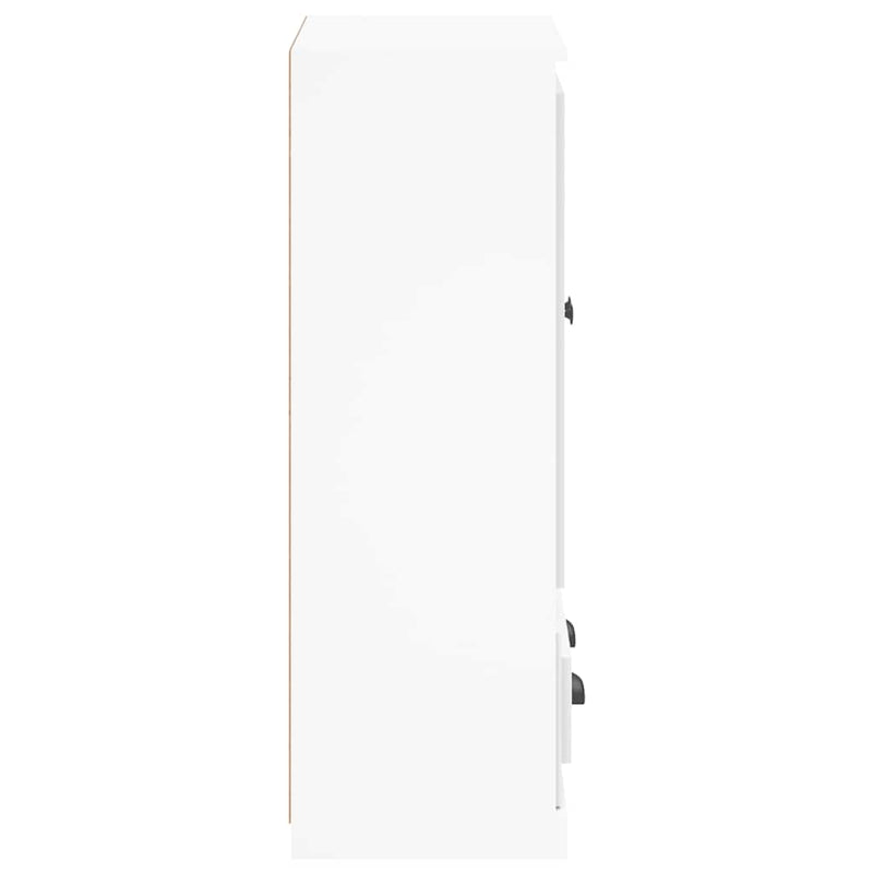 vidaXL fehér szerelt fa magasszekrény 60x35,5x103,5 cm