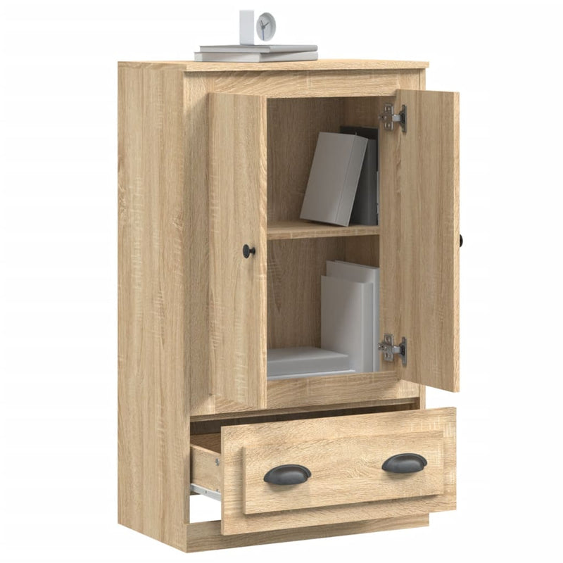 vidaXL sonoma tölgy szerelt fa magasszekrény 60x35,5x103,5 cm