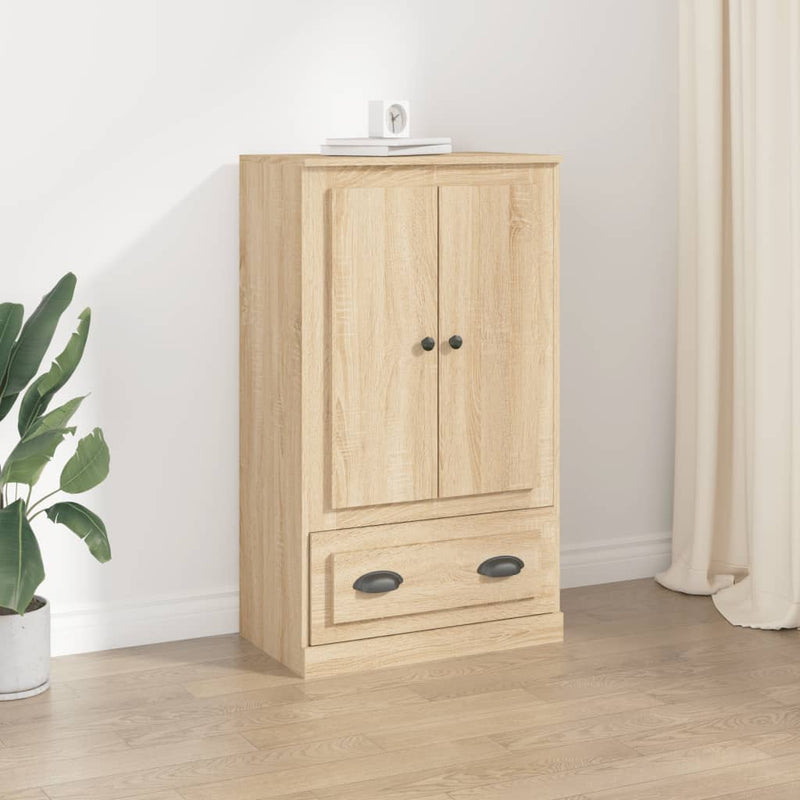 vidaXL sonoma tölgy szerelt fa magasszekrény 60x35,5x103,5 cm