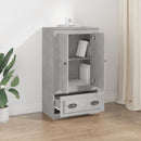 vidaXL betonszürke szerelt fa magasszekrény 60x35,5x103,5 cm