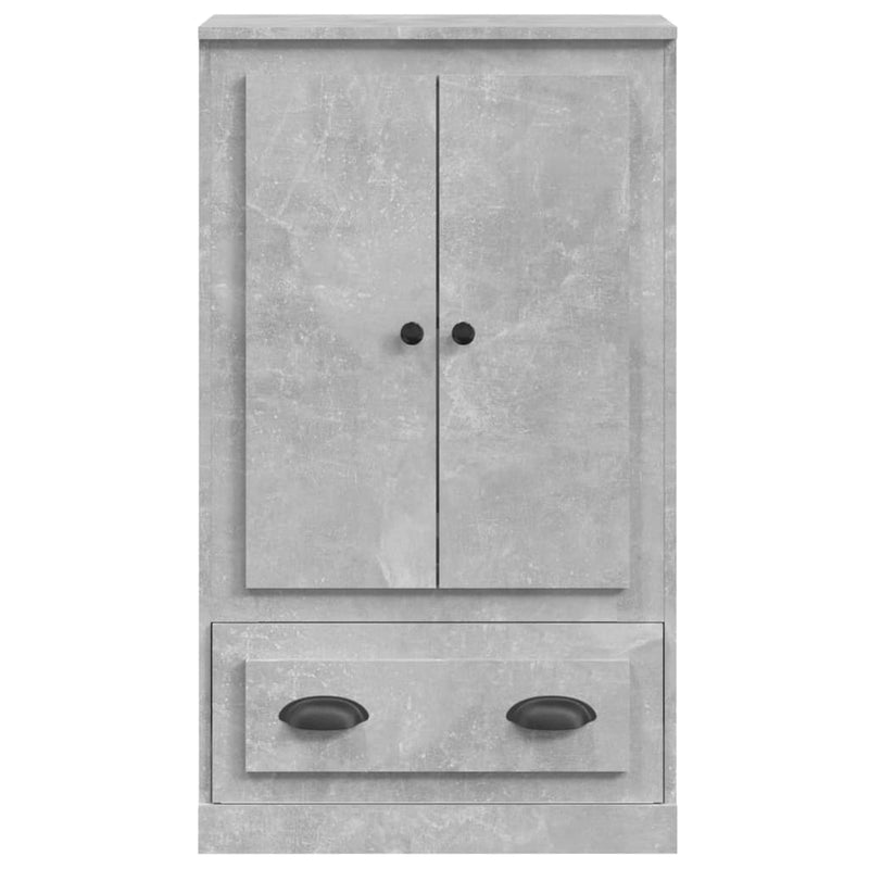 vidaXL betonszürke szerelt fa magasszekrény 60x35,5x103,5 cm