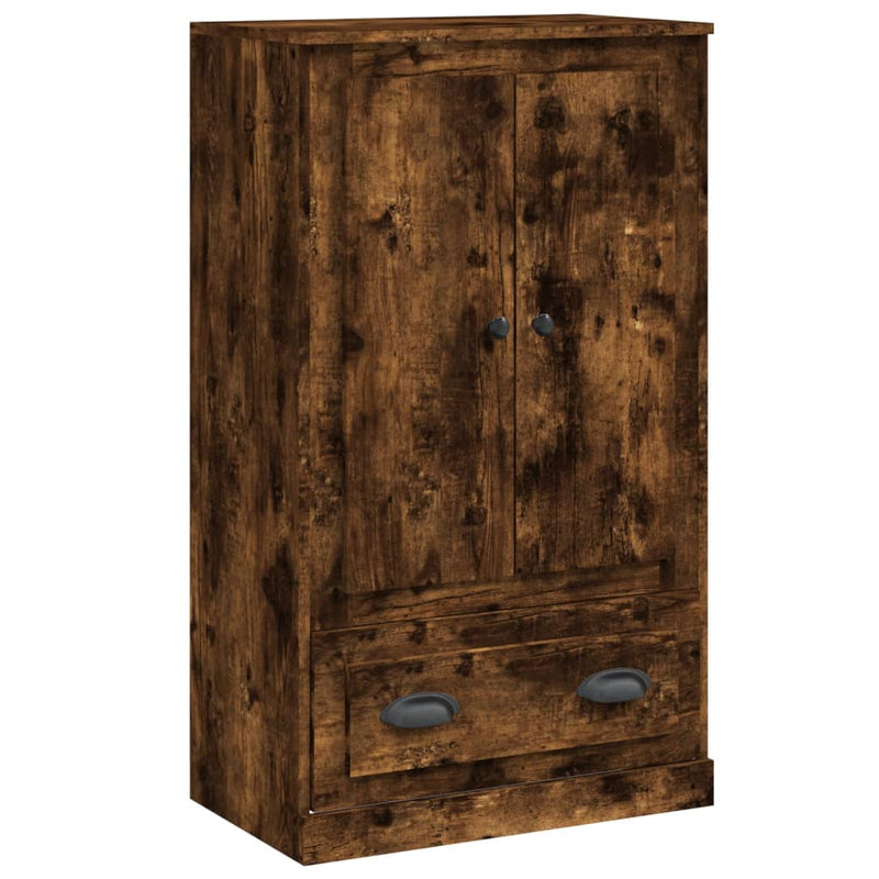 vidaXL füstös tölgy színű szerelt fa magasszekrény 60x35,5x103,5 cm