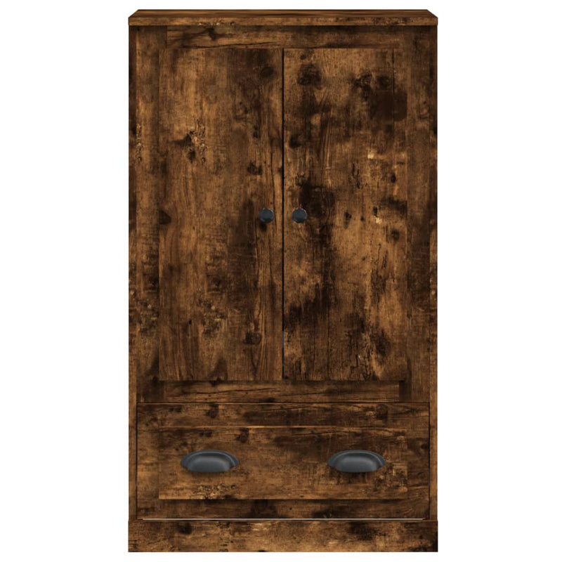 vidaXL füstös tölgy színű szerelt fa magasszekrény 60x35,5x103,5 cm
