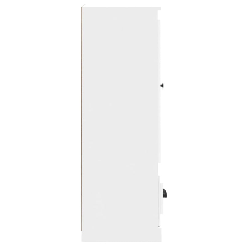 vidaXL fehér szerelt fa magasszekrény 36x35,5x103,5 cm