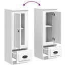 vidaXL fehér szerelt fa magasszekrény 36x35,5x103,5 cm