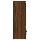 vidaXL barna tölgy színű szerelt fa magasszekrény 36x35,5x103,5 cm