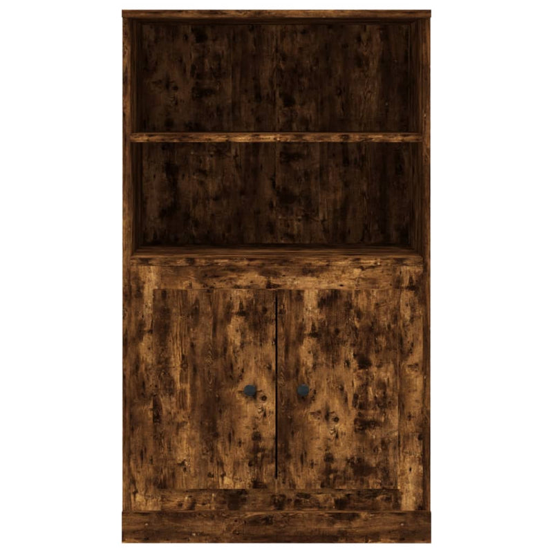 vidaXL füstös tölgy színű szerelt fa magasszekrény 60x35,5x103,5 cm