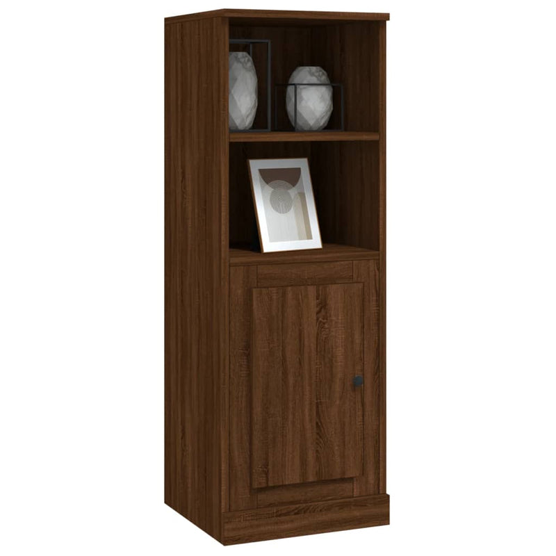 vidaXL barna tölgy színű szerelt fa magasszekrény 36x35,5x103,5 cm