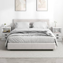 vidaXL 2 db fehér éjjeliszekrény 43 x 36 x 60 cm