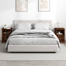 vidaXL 2 db füstös tölgy színű éjjeliszekrény 43 x 36 x 60 cm