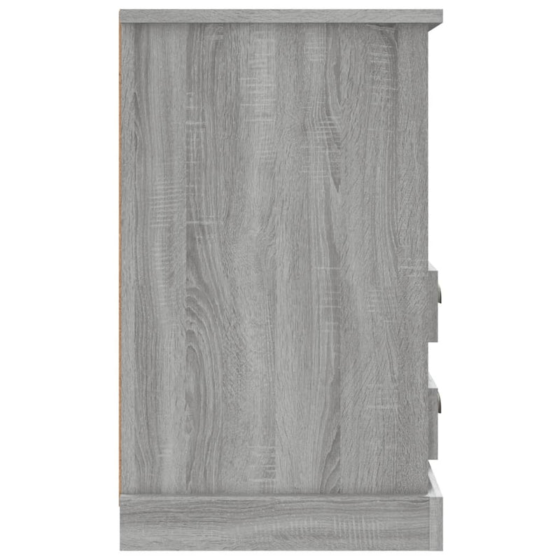 vidaXL 2 db szürke sonoma színű éjjeliszekrény 40 x 35 x 60 cm
